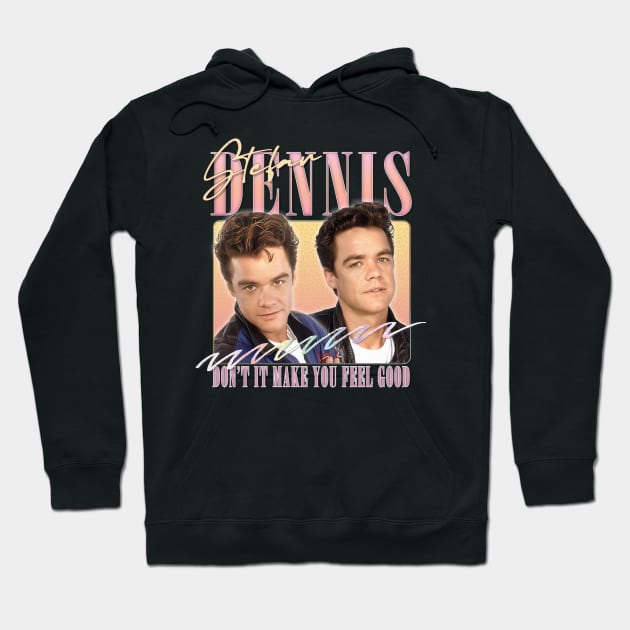 Stefan Dennis - 80s Aesthetic Fan Art Hoodie by DankFutura